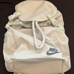 Nike drawstring mint green backpack